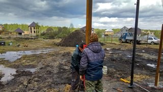 Заказать монтаж винтовых свай в Биробиджан - цена под ключ с доставкой от 1859 шт